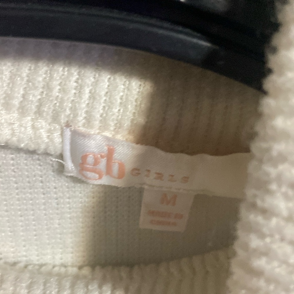 gb girls sweater cream